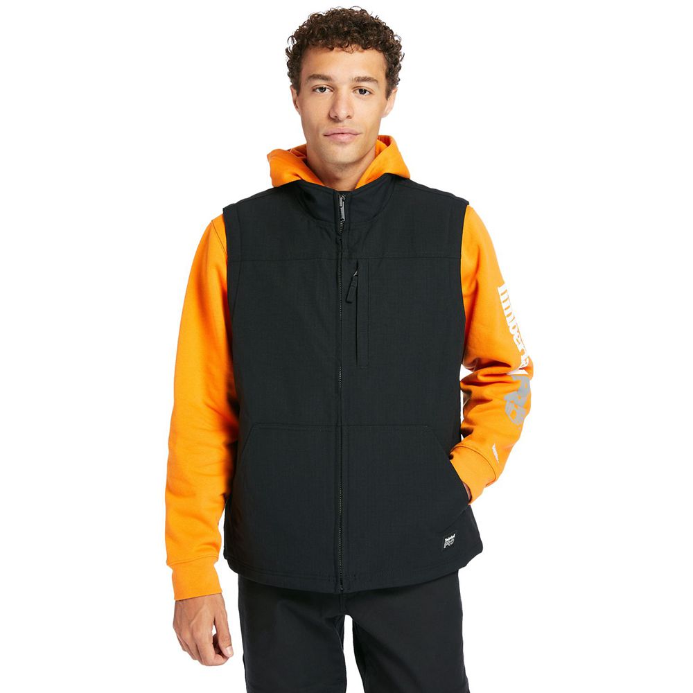 Timberland Γιλεκα Ανδρικα Μαυρα - Pro® Split System Insulated - Greece 1856904-NJ